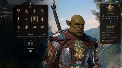 Best Baldur’s Gate 3 Multiclass Paladin Build .